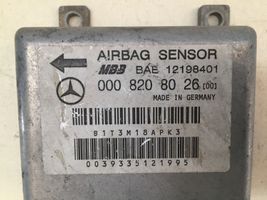 Mercedes-Benz C W202 Centralina/modulo airbag 12198401