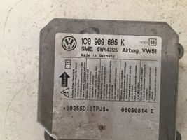 Volkswagen Fox Sterownik / Moduł Airbag 1C0909605K