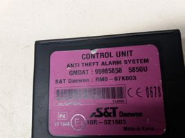 Chevrolet Spark Alarm control unit/module 95985850