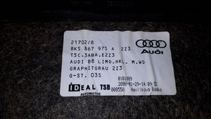 Audi A4 S4 B8 8K Pagrindinis apdailos skydas 8K5867975A