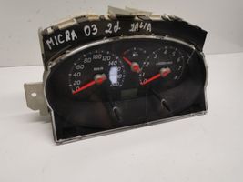 Nissan Micra Tachimetro (quadro strumenti) AX760