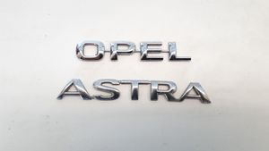 Opel Astra F Gamintojo ženkliukas/ modelio raidės 