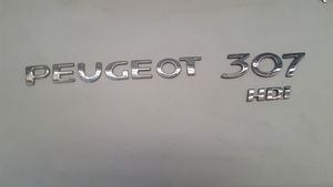Peugeot 307 Logo, emblème de fabricant 