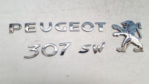 Peugeot 307 Logo, emblème de fabricant 96488048