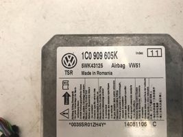 Skoda Praktik (5J8) Centralina/modulo airbag 1C0909605K