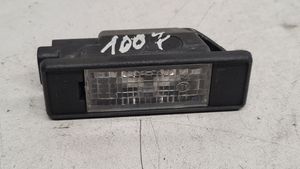 Peugeot 1007 Lampa oświetlenia tylnej tablicy rejestracyjnej 9635678580