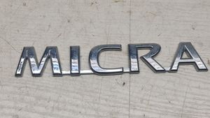 Nissan Micra Herstelleremblem / Schriftzug 