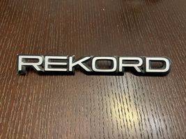 Opel Rekord E2 Manufacturers badge/model letters 90046484