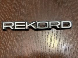 Opel Rekord E2 Manufacturers badge/model letters 90046484