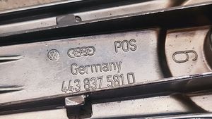 Audi 80 90 B3 Loga atvēršanas rokturis 443837581D
