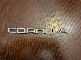 Toyota Corolla E100 Logo, emblème de fabricant 