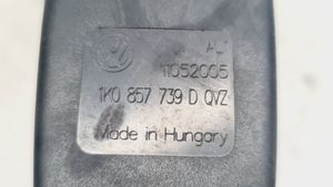 Volkswagen Golf V Klamra środkowego pasa bezpieczeństwa fotela tylnego 1K0857739D