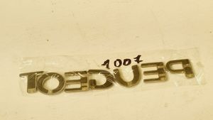 Peugeot 1007 Valmistajan merkki/mallikirjaimet 