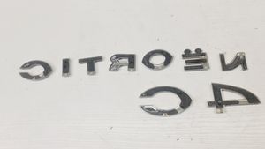 Citroen C4 I Gamintojo ženkliukas/ modelio raidės 