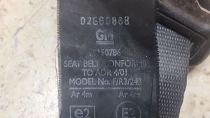 Opel Frontera B Cintura di sicurezza posteriore 91150786