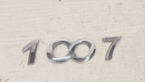 Peugeot 1007 Valmistajan merkki/mallikirjaimet 