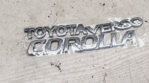 Toyota Corolla Verso AR10 Logo/stemma case automobilistiche 