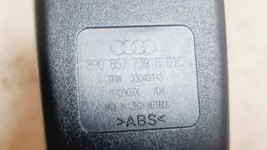 Audi A3 S3 A3 Sportback 8P Klamra środkowego pasa bezpieczeństwa fotela tylnego 8P0857739C