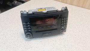 Mercedes-Benz A W169 Radio/CD/DVD/GPS-pääyksikkö A1698201589