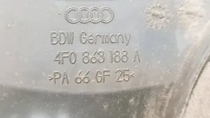 Audi A6 S6 C6 4F Priekinės važiuoklės dugno apsauga 4F0863188A