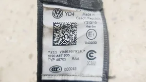 Volkswagen Tiguan Cintura di sicurezza posteriore 5N0857805