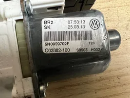 Volkswagen Tiguan Moteur de lève-vitre de porte avant 5N0959702F