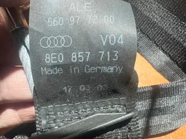 Audi A4 S4 B6 8E 8H Hebilla del cinturón de seguridad trasero 8E0857713