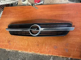 Opel Meriva A Grille calandre supérieure de pare-chocs avant 13117843