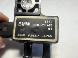 BMW 5 G30 G31 Capteur de pression des gaz d'échappement 8570686