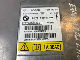 BMW X5 E70 Centralina/modulo airbag 9165623