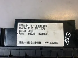 BMW X5 E53 Unité de contrôle climatique 64116927898