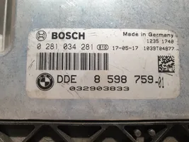 BMW 4 F32 F33 Engine control unit/module 8598759