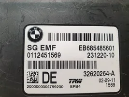 BMW 5 F10 F11 Unité de contrôle, module EMF frein arrière 6854856