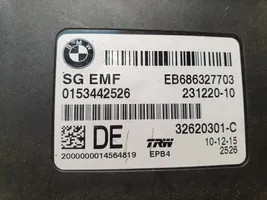BMW 5 F10 F11 Takajarrun EMF-ohjainlaite/moduuli 6863277