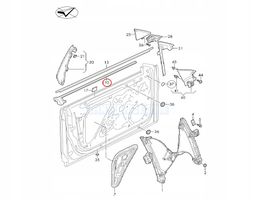 Volkswagen Arteon Guma sandarinimo priekinių durų (prie stiklo) 3G8837480E