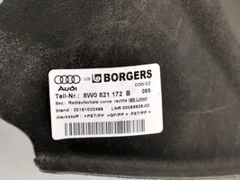 Audi A4 S4 B9 8W Etupyörän sisälokasuojat 8W0821172B