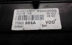 Volkswagen Caddy Tachimetro (quadro strumenti) 1T0920864A