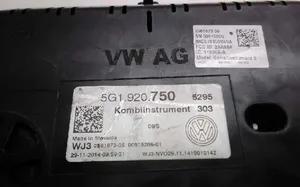 Volkswagen Golf SportWagen Compteur de vitesse tableau de bord 5G1920750