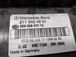 Mercedes-Benz E W211 Katvealueen valvonnan ohjainlaite (BSM) 2115454801