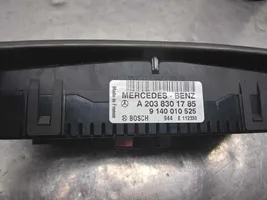 Mercedes-Benz CLK AMG A208 C208 Panel klimatyzacji A2038301785