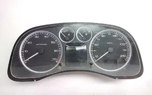 Peugeot 307 Compteur de vitesse tableau de bord 9645768480