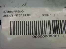 Nissan Interstar Bomba de freno 