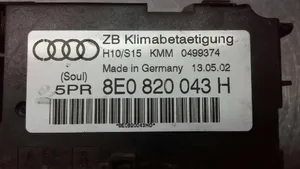 Audi A4 Allroad Panel klimatyzacji 8E0820043H
