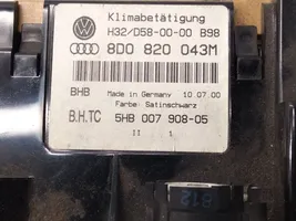 Audi A4 S4 B5 8D Centralina/modulo climatizzatore 8D0820043M