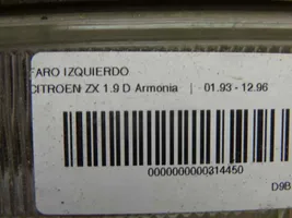 Citroen ZX Phare frontale 95656541