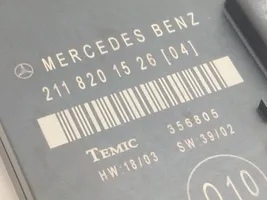 Mercedes-Benz E W211 Portin ohjausyksikkö 2118201526