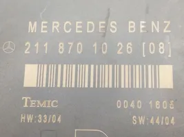 Mercedes-Benz E W211 Portin ohjausyksikkö 2118701026