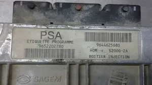 Peugeot 206 Moottorin ohjainlaite/moduuli 9652202780