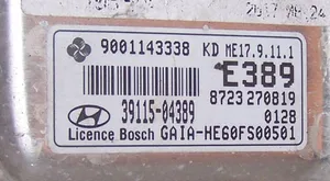 Hyundai i10 Komputer / Sterownik ECU silnika 39115-04389