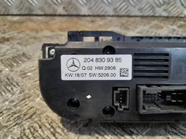Mercedes-Benz C W204 Ilmastoinnin ohjainlaite 2048309385
